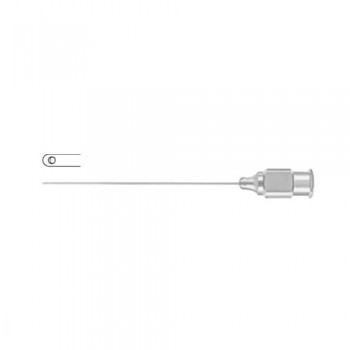 Mclntyre Lacrimal Cannula Straight Stainless Steel, Gauge 23